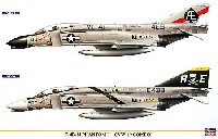 ハセガワ 1/72 飛行機 限定生産 F-4B/N ファントム 2 CVW-19 コンボ (2機セット)