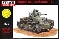 PzKpfw 35(t) A8　/ シュコダ T-11 (レジン製 車内エンジンパーツ付)