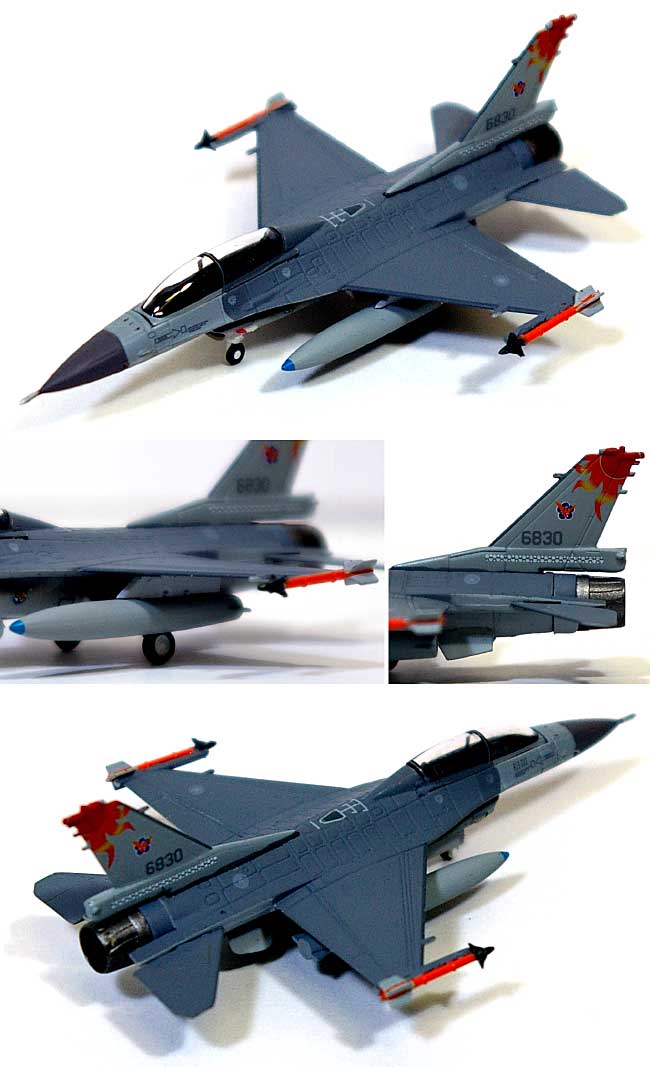F-16B 台湾空軍 第5戦術戦闘機連隊 第5大隊 第12偵察中隊 隊長機 #6830 完成品 (ホーガンウイングス M-SERIES No.6351) 商品画像_1