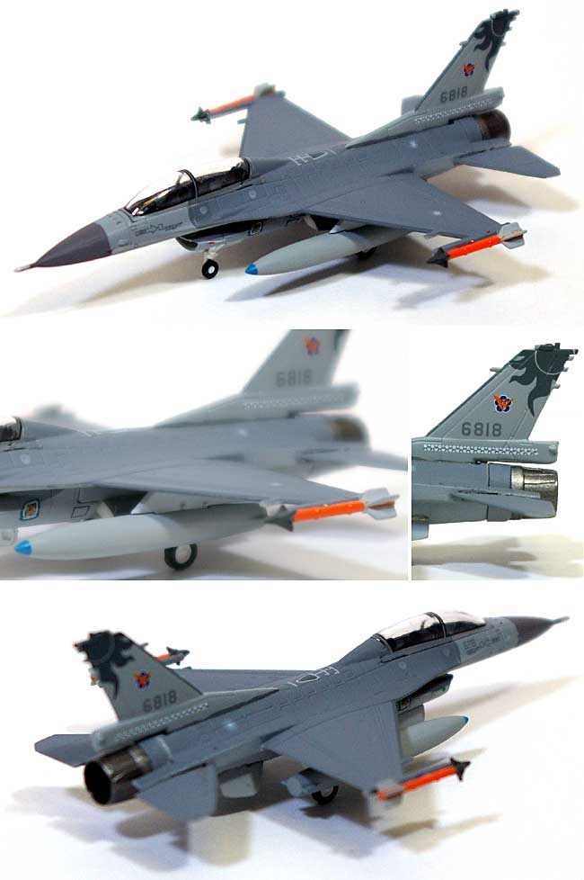 F-16B 台湾空軍 第5戦術戦闘機連隊 第5大隊 第12偵察中隊 ロービジ #6818 完成品 (ホーガンウイングス M-SERIES No.6368) 商品画像_1