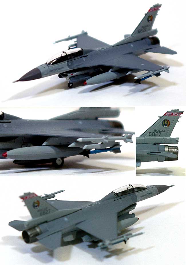 F-16B 台湾空軍 第455戦術戦闘機連隊 第4大隊 第21偵察中隊 ロービジ #6827 完成品 (ホーガンウイングス M-SERIES No.6382) 商品画像_1