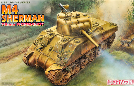 M4 シャーマン 中戦車 75mm砲搭載型 ノルマンディ上陸作戦 プラモデル (ドラゴン 1/35 39-45 Series No.6511) 商品画像