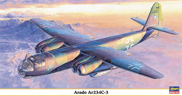 アラド Ar234C-3 プラモデル (ハセガワ 1/48 飛行機 限定生産 No.09845) 商品画像