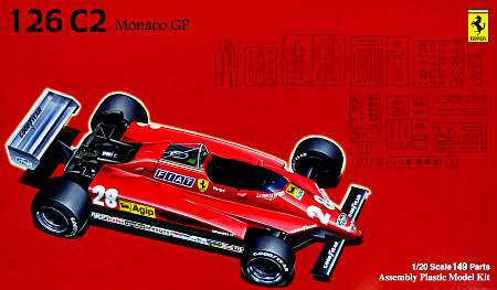 フェラーリ 126C2 モナコGP プラモデル (フジミ 1/20 GPシリーズ No.旧GP006) 商品画像