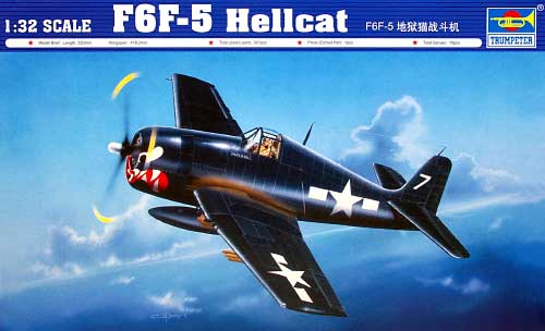 F6F-5 ヘルキャット プラモデル (トランペッター 1/32 エアクラフトシリーズ No.02257) 商品画像