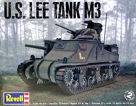 M3 リー 中戦車 プラモデル (レベル AFV キット No.07850) 商品画像