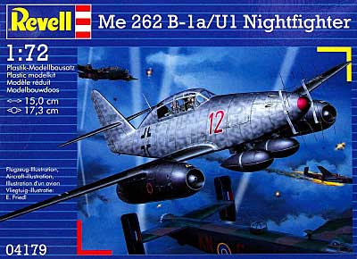 メッサーシュミット Me262 B-1a/U1 夜間戦闘機 プラモデル (レベル 1/72 飛行機 No.04179) 商品画像