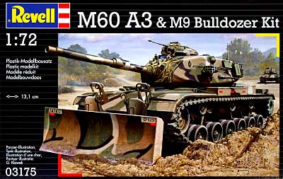 M60 A3 & M9 ブルドーザーキット プラモデル (レベル 1/72 ミリタリー No.03175) 商品画像