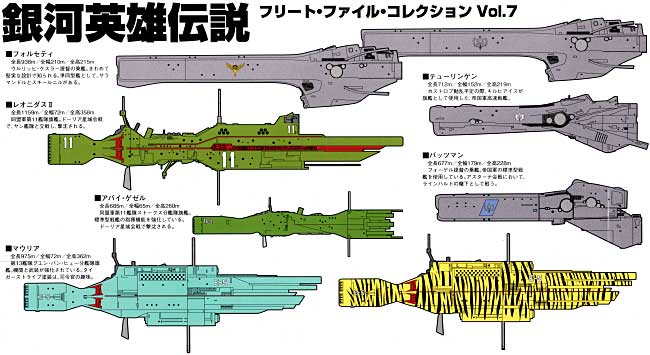 銀河英雄伝説 フリート・ファイル・コレクション Vol.7 完成品 (らいとすたっふ 銀河英雄伝説 フリートファイルコレクション No.Vol.007) 商品画像_1