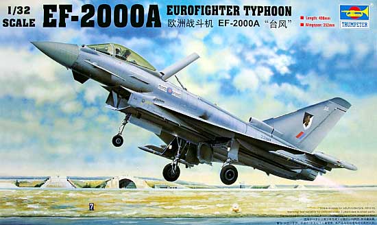 EF-2000 ユーロファイター タイフーン プラモデル (トランペッター 1/32 エアクラフトシリーズ No.02278) 商品画像