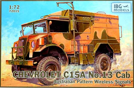 イギリス シボレー C15A キャブ13 オーストラリア・パターン 無線中継車 プラモデル (IBG 1/72 AFVモデル No.72015) 商品画像