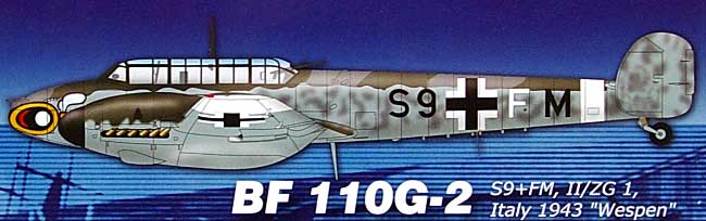 メッサーシュミット Bf110G-2 ヴェスペン 完成品 (ホビーマスター 1/72 エアパワー シリーズ （レシプロ） No.HA1806) 商品画像_1