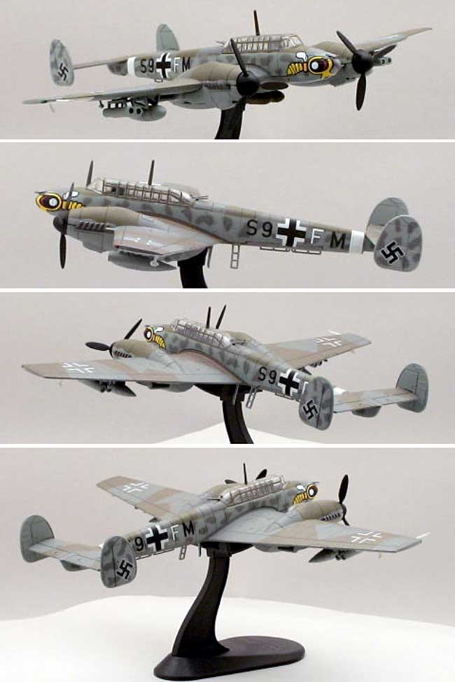 メッサーシュミット Bf110G-2 ヴェスペン 完成品 (ホビーマスター 1/72 エアパワー シリーズ （レシプロ） No.HA1806) 商品画像_2