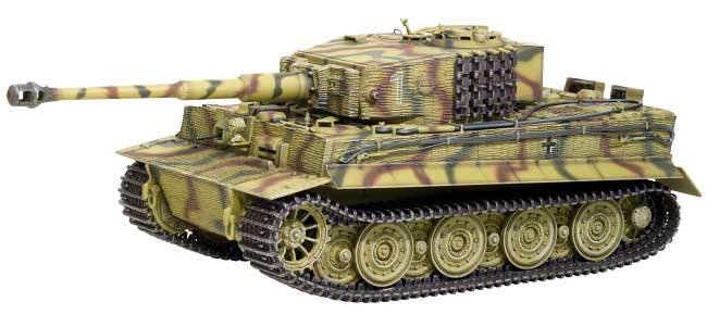 ドイツ軍 ティーガー1 後期生産型 w/ツィメリットコーティング SS第508重戦車大隊 イタリア 1944 完成品 (サイバーホビー 1/35 塗装済完成品 No.61021) 商品画像_1