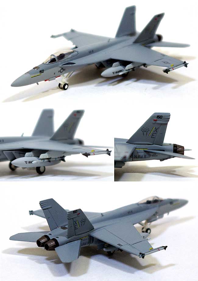 F/A-18E スーパーホーネット アメリカ海軍 VX-9 バンパイアズ XE 150 (ロービジ) 完成品 (ホーガンウイングス M-SERIES No.6245) 商品画像_1