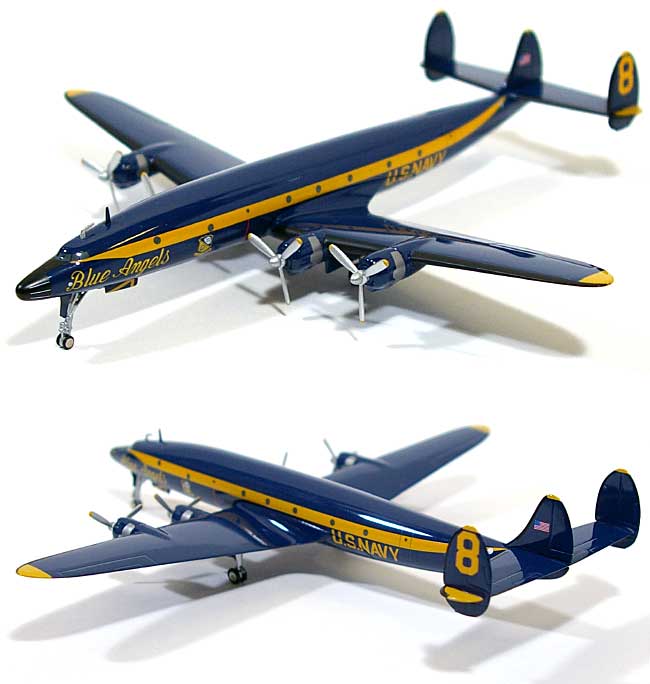 ロッキード C-121J アメリカ海兵隊　ブルーエンジェルス No.8 スーパーコニー 完成品 (ヘルパ herpa Wings （ヘルパ ウイングス） No.552479) 商品画像_1