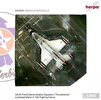 F-16C ファイティングファルコン アメリカ空軍 アクロバット飛行隊 サンダーバーズ 完成品 (ヘルパ herpa Wings （ヘルパ ウイングス） No.552462) 商品画像