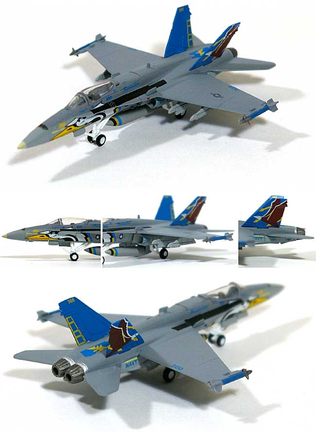 F/A-18C ホーネット アメリカ海軍 VFA-82 マローダーズ CAGバード (300) 完成品 (ヘルパ herpa Wings （ヘルパ ウイングス） No.552509) 商品画像_1