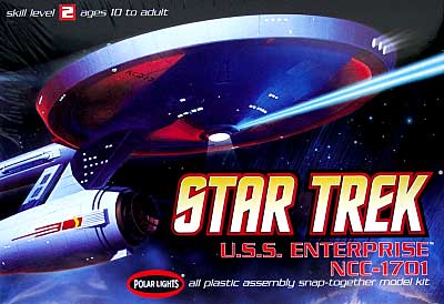 U.S.S. エンタープライズ NCC-1701 (リニューアル版) プラモデル (ポーラライツ スタートレック (STAR TREK) No.803) 商品画像