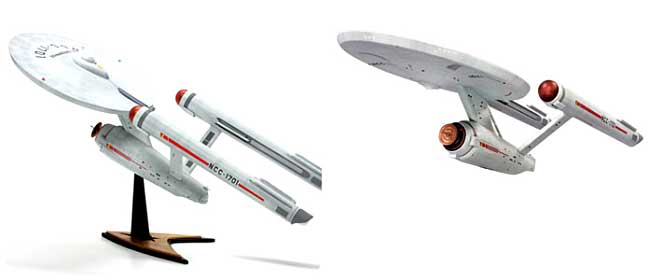 U.S.S. エンタープライズ NCC-1701 (リニューアル版) プラモデル (ポーラライツ スタートレック (STAR TREK) No.803) 商品画像_1