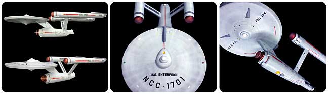 U.S.S. エンタープライズ NCC-1701 (リニューアル版) プラモデル (ポーラライツ スタートレック (STAR TREK) No.803) 商品画像_2