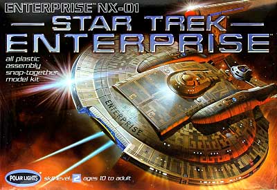 NX-01 エンタープライズ (リニューアル版) プラモデル (ポーラライツ スタートレック (STAR TREK) No.POL807) 商品画像