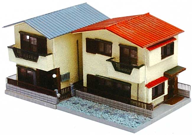 建売住宅 B (トタン屋根) プラモデル (トミーテック 建物コレクション （ジオコレ） No.221463) 商品画像_1