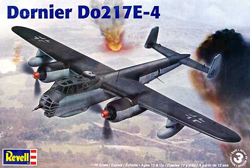 ドルニエ Do217E-4 プラモデル (レベル 1/48 飛行機モデル No.85-5526) 商品画像