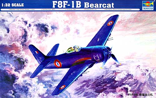 F8F-1B ベアキャット プラモデル (トランペッター 1/32 エアクラフトシリーズ No.02284) 商品画像