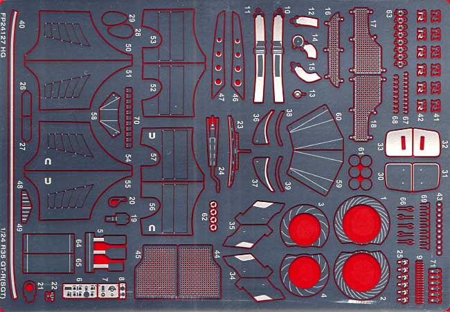 R35 GT-R (S-GT) グレードアップパーツ エッチング (スタジオ27 ツーリングカー/GTカー デティールアップパーツ No.FP24127HG) 商品画像_1
