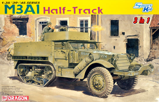 M3A1 ハーフトラック (3in1) プラモデル (ドラゴン 1/35 