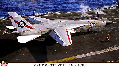 F-14A トムキャット VF-41 ブラックエーセス プラモデル (ハセガワ 1/72 飛行機 限定生産 No.00955) 商品画像