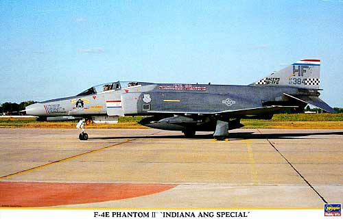 F-4E ファントム 2 インディアナ ANG スペシャル プラモデル (ハセガワ 1/48 飛行機 限定生産 No.09859) 商品画像