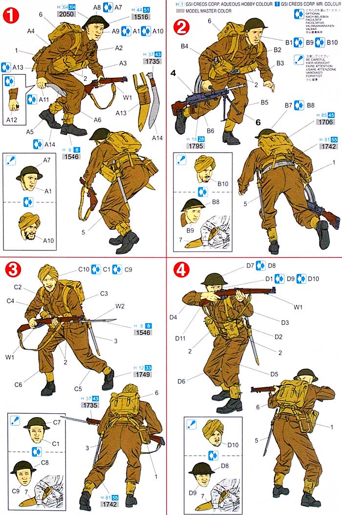 連合国軍兵士 (モンテカッシーノ 1944) プラモデル (ドラゴン 1/35 '39-45' Series No.6515) 商品画像_2