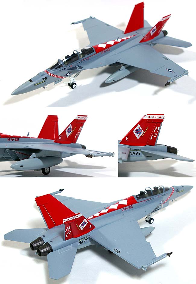 F/A-18F スーパーホーネット VFA-102 ダイアモンドバックス CAG 完成品 (ウイッティ・ウイングス 1/72 スカイ ガーディアン シリーズ （現用機） No.74622) 商品画像_1