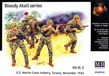 アメリカ 海兵隊兵士 1943年11月 タラワ (Bloody Atoll series No.2) (プラモデル)