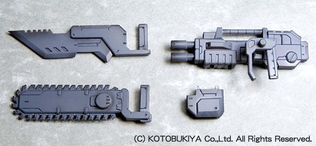 チェーンソー プラモデル (コトブキヤ M.S.G モデリングサポートグッズ ウェポンユニット No.MW-013R) 商品画像_1