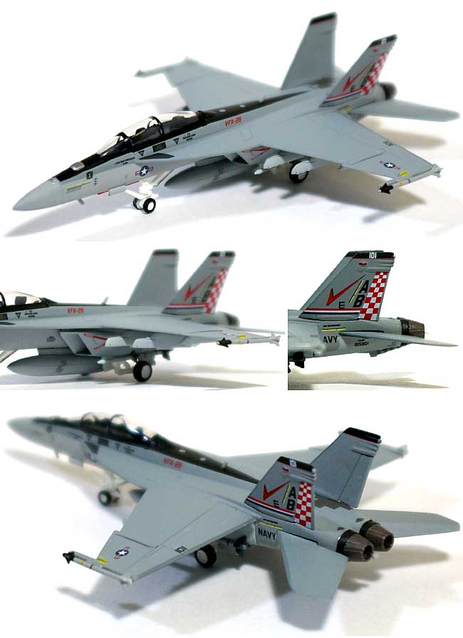 F/A-18F スーパーホーネット VFA-211 ファイティング・チェックメイツ AB101 COバード 2006年 (ハイビジ) 完成品 (ホーガンウイングス M-SERIES No.6443) 商品画像_1
