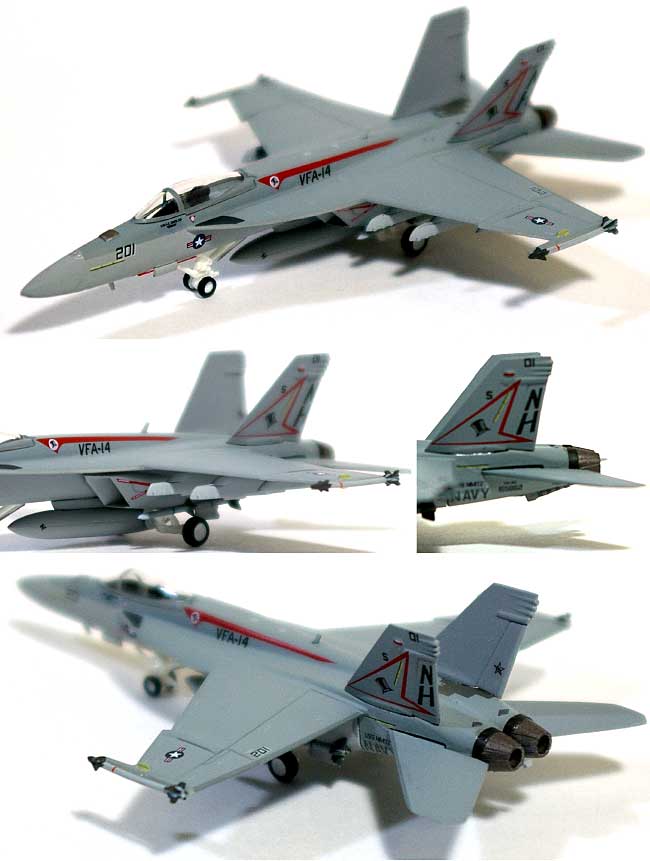 F/A-18E スーパーホーネット VFA-14 トップハッターズ NH201 COバード リムーア基地 (ハイビジ) 完成品 (ホーガンウイングス M-SERIES No.6269) 商品画像_1