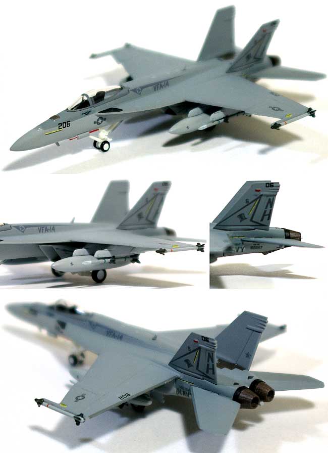 F/A-18E スーパーホーネット VFA-14 トップハッターズ NH206 リムーア基地 (ロービジ) 完成品 (ホーガンウイングス M-SERIES No.6290) 商品画像_1