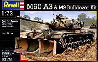 レベル 1/72 ミリタリー M60 A3 & M9 ブルドーザーキット