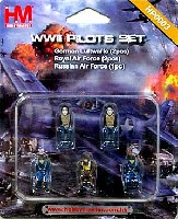 WW2 パイロット セット (ドイツ・イギリス・ロシア空軍)