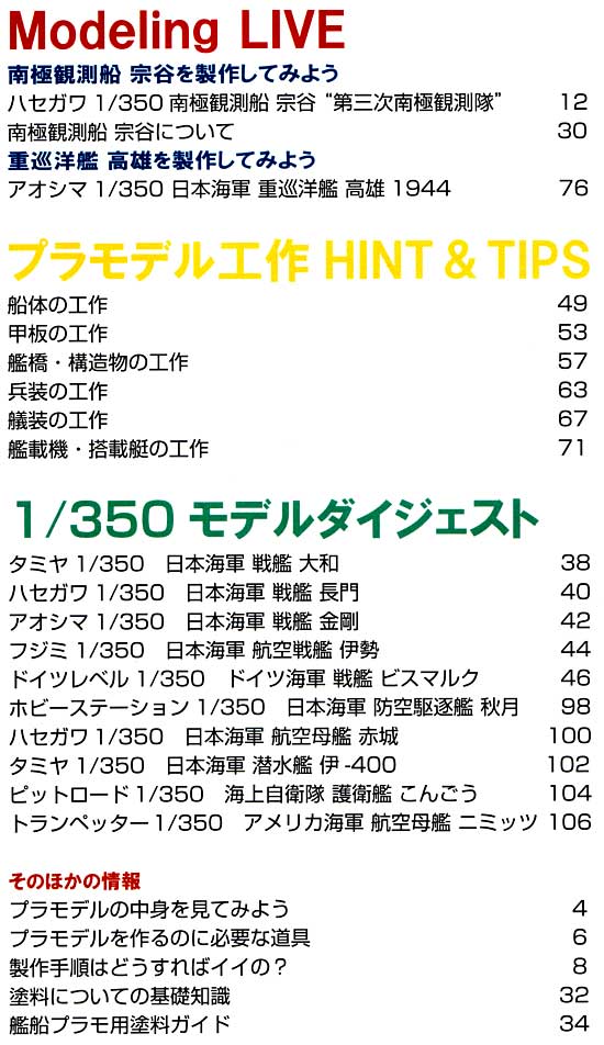 教えて！ 1/350 艦船プラモの作りかた 本 (モデルアート プラモマニュアル シリーズ No.002) 商品画像_1