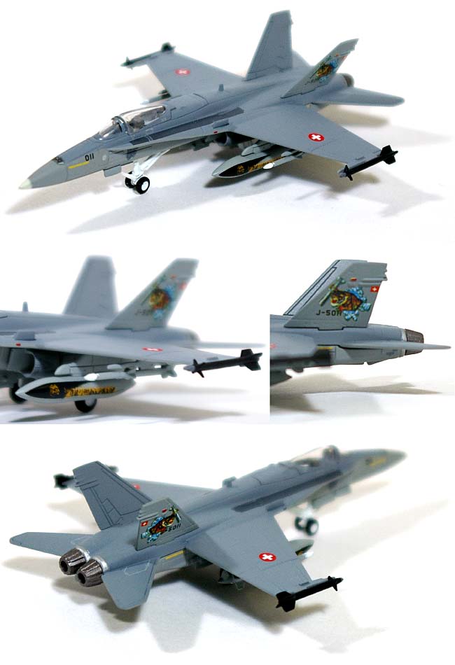 F/A-18C ホーネット スイス空軍 第11飛行隊 タイガーミート 2004 完成品 (ヘルパ herpa Wings （ヘルパ ウイングス） No.552653) 商品画像_1