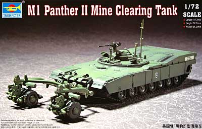 アメリカ軍 M1 パンサー 地雷処理車 プラモデル (トランペッター 1/72　ミニＡＦＶシリーズ No.07280) 商品画像