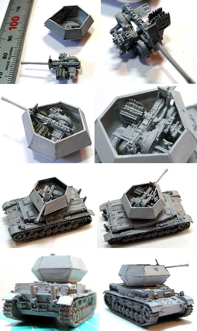 3.7cm 4号対空戦車 (Sd.Kfz.161/3 オストヴィント) レジン (マツオカステン 1/144 オリジナルレジンキャストキット （AFV） No.MATUAFV-016) 商品画像_2