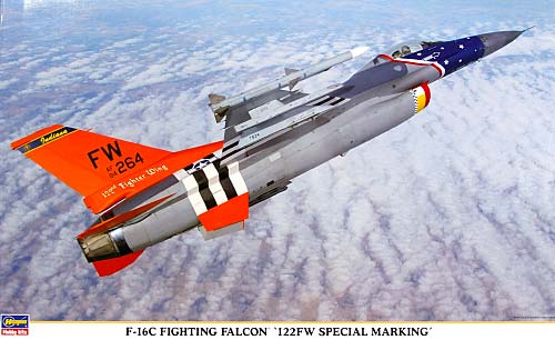 F-16C ファイティング ファルコン 122FW スペシャル マーキング プラモデル (ハセガワ 1/32 飛行機 限定生産 No.08193) 商品画像