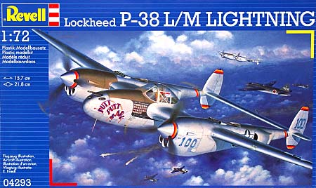 P-38L/M ライトニング プラモデル (レベル 1/72 飛行機 No.04293) 商品画像