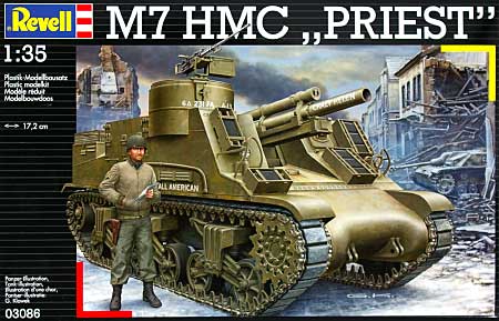 M7 HMC プリースト 自走榴弾砲 プラモデル (Revell 1/35 ミリタリー No.03086) 商品画像