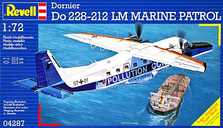 ドルニエ Do228 マリンパトロール プラモデル (Revell 1/72 飛行機 No.04287) 商品画像